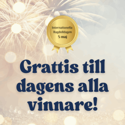 Vinnare 5 maj!
